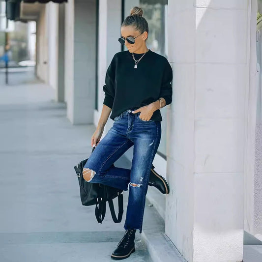 Autumn And Winter Rebound Slimming High Waist Drain Pants - RALO COLLECTION STUDIO