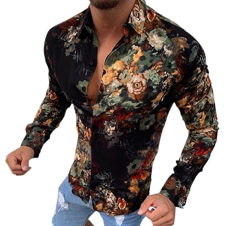 Casual Trendy Fashion Slim Shirt Men - RALO COLLECTION STUDIO