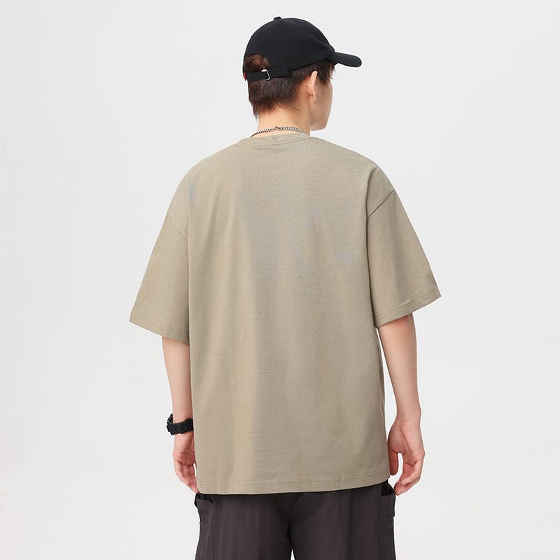 Cotton Round Neck Short Sleeve T-shirt Men - RALO COLLECTION STUDIO