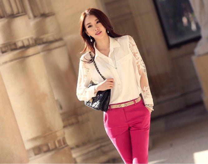 Donne Pantaloni Della Matita Autunno Delle Signore A Vita Alta Ufficio Pantaloni Casual Femminile Sottile Aderente Pantaloni Elastico Pantalones Mujer - RALO COLLECTION STUDIO