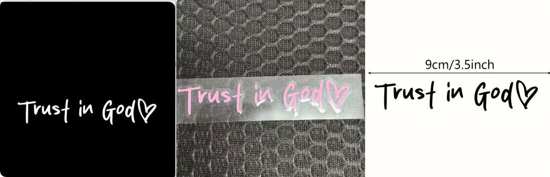 Fashion Faith Jesus God Car Letter Sticker - RALO COLLECTION STUDIO
