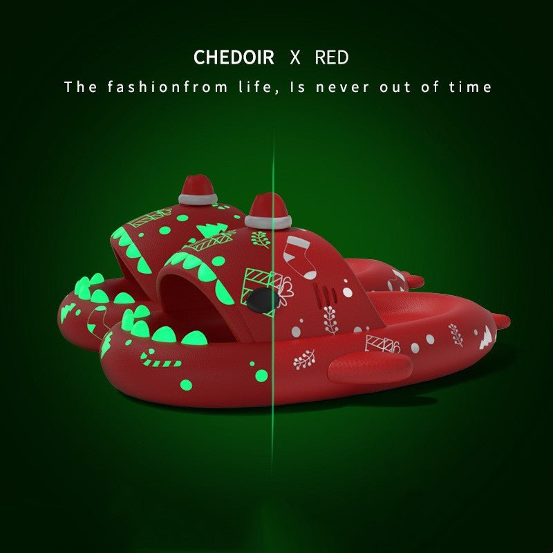 RALO Halloween & Christmas Luminous Shark Slippers - RALO COLLECTION STUDIO