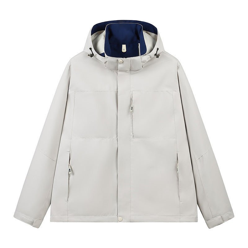 Hooded Fleece Lined Outdoor Three Proof Jacket Streetwear Brand Outerwear - RALO COLLECTION STUDIO