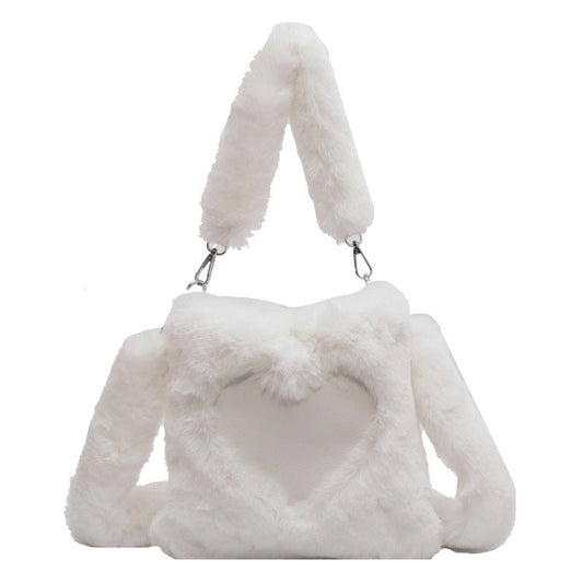 Ralo Winter Love Plush Shoulder Bag - RALO COLLECTION STUDIO