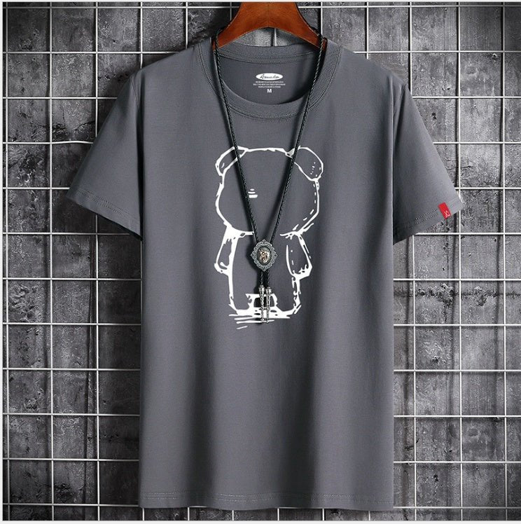 Mens Casual Bear Anime T Shirt - RALO COLLECTION STUDIO