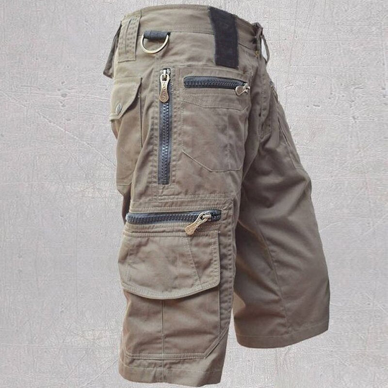 Men's Cross-Border Seven-Point Pants, Loose Straight Summer Large-Size Trendy Casual Mid-Length Shorts With Multiple Pockets - RALO COLLECTION STUDIO
