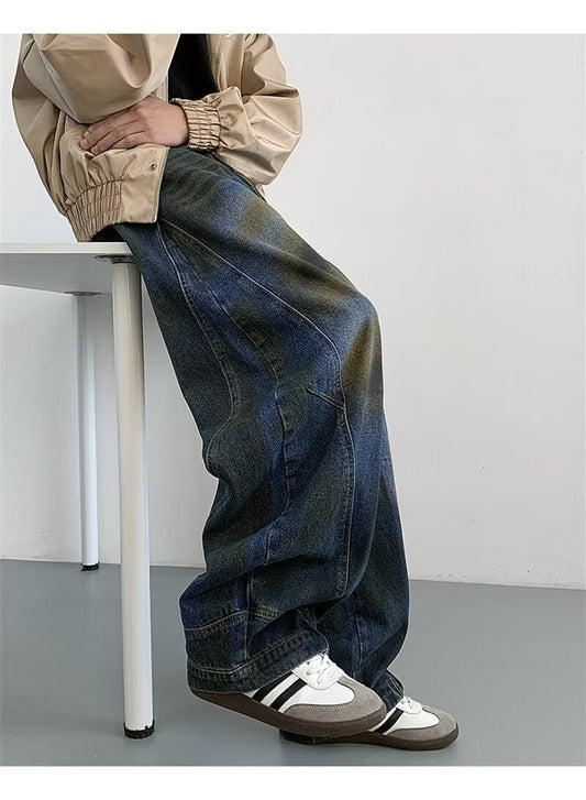 Mens High-street Edgy-cool Denim Pants - RALO COLLECTION STUDIO