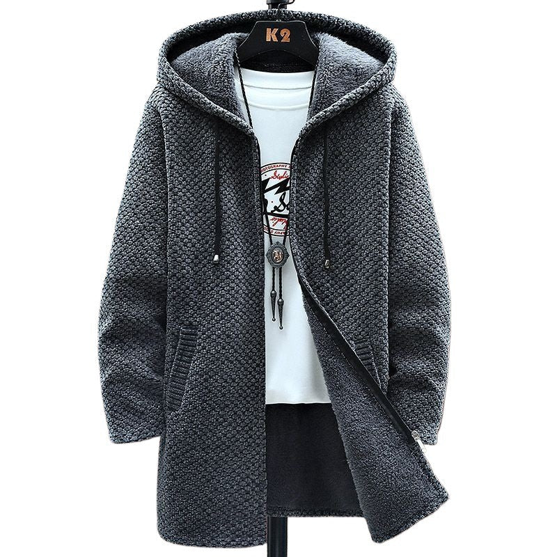 Men's Mid-Length Knitted Cardigan Coat Casual And Versatile - RALO COLLECTION STUDIO