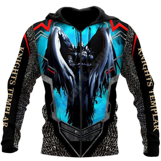 New Men's 3D Digital Jesus Print Long Sleeve Sweatshirt - RALO COLLECTION STUDIO
