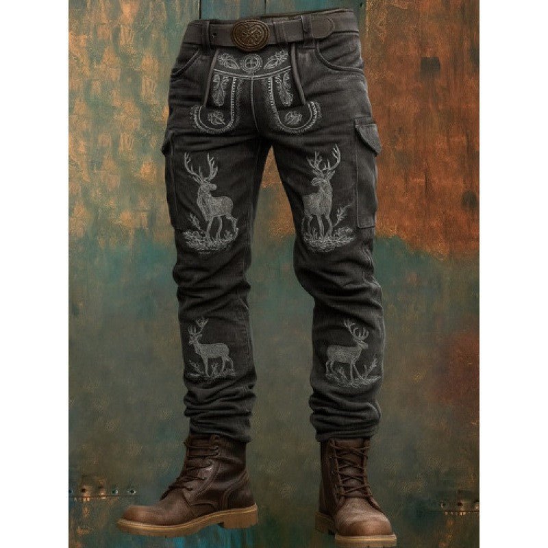 New Mens Vintage Punk Work Pants - RALO COLLECTION STUDIO