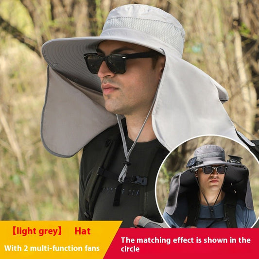 Outdoor Fan Hat Multi-purpose Rechargeable Wind - RALO COLLECTION STUDIO
