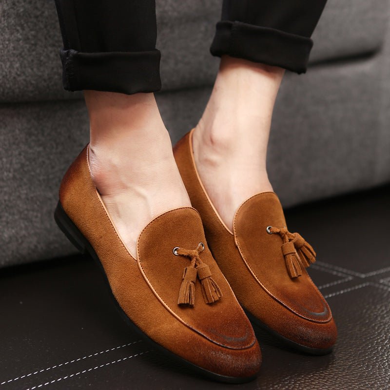 Pea shoes leather shoes for men - RALO COLLECTION STUDIO