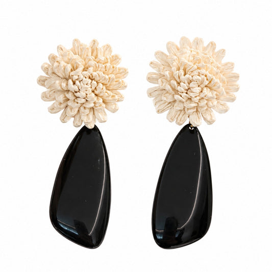 Retro Niche Handmade Flower Stud Earrings - RALO COLLECTION STUDIO