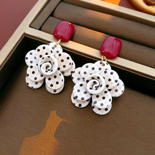 Retro Silver Needle Oval Rhinestone Tassel Earrings Light Luxury Premium Feel Minimalist Niche Versatile Women Ear Jewelry - RALO COLLECTION STUDIO