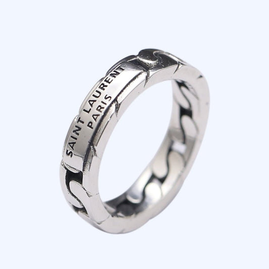 S925 Sterling Silver Jewelry Creative Chain Ring Silver Ring - RALO COLLECTION STUDIO
