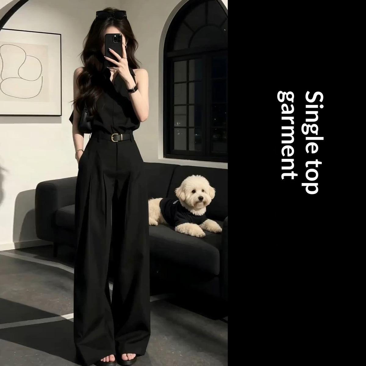 Sleeveless Shirt And Pants Set For Women - RALO COLLECTION STUDIO