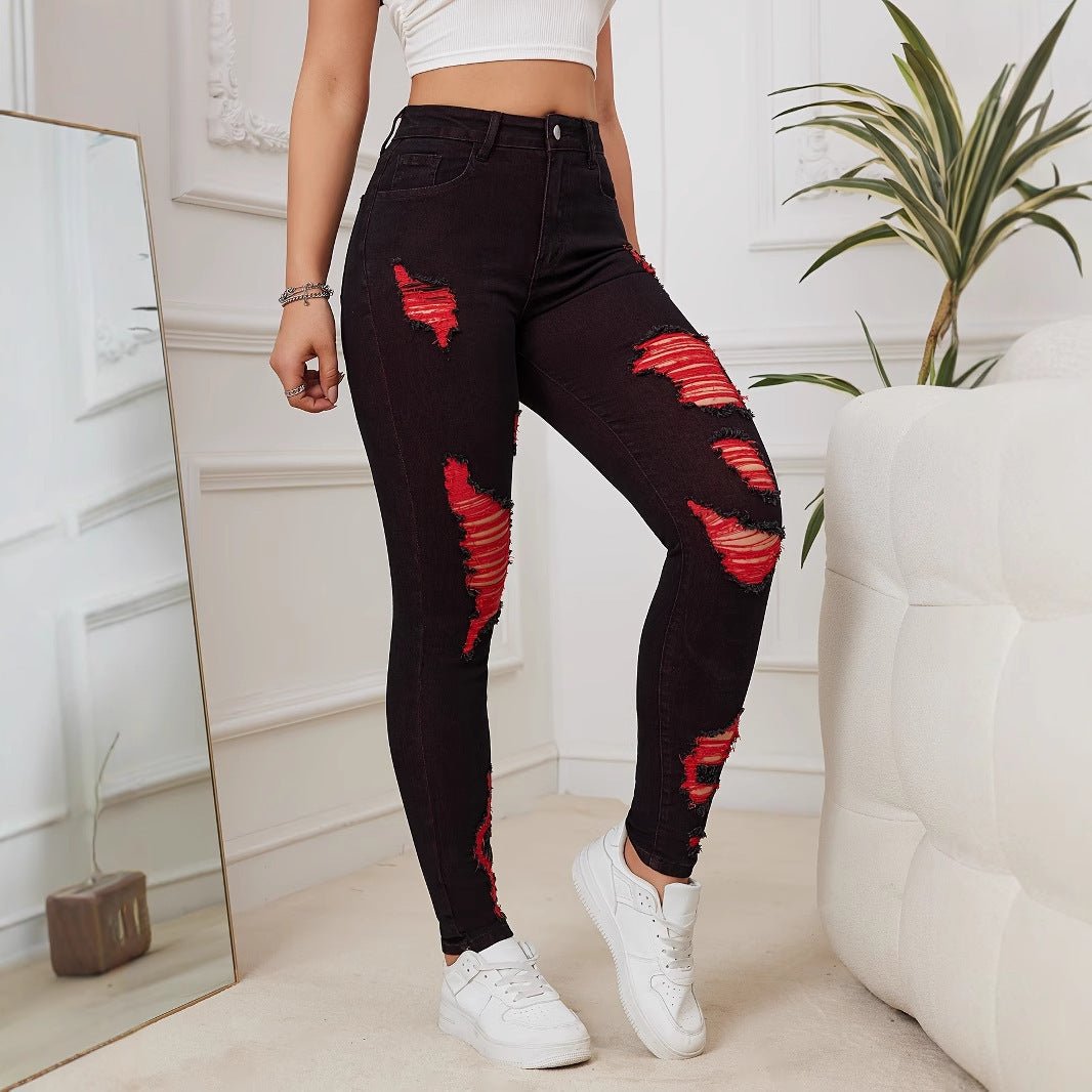 Slim Fit Skinny Hip Hop Stretch Women's Pencil Pants - RALO COLLECTION STUDIO