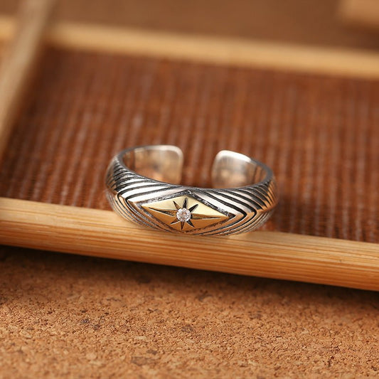 Sterling Silver Stylish Opening Ring Men And Women - RALO COLLECTION STUDIO