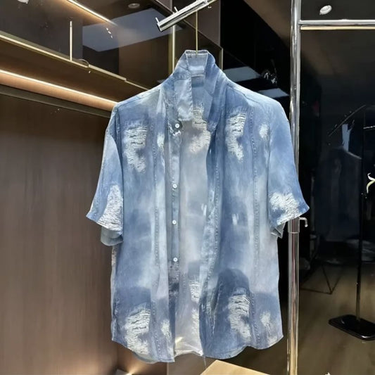 Summer New Design Shirt And Shorts Set, Lightweight, Breathable, And Relaxed-fit - RALO COLLECTION STUDIO