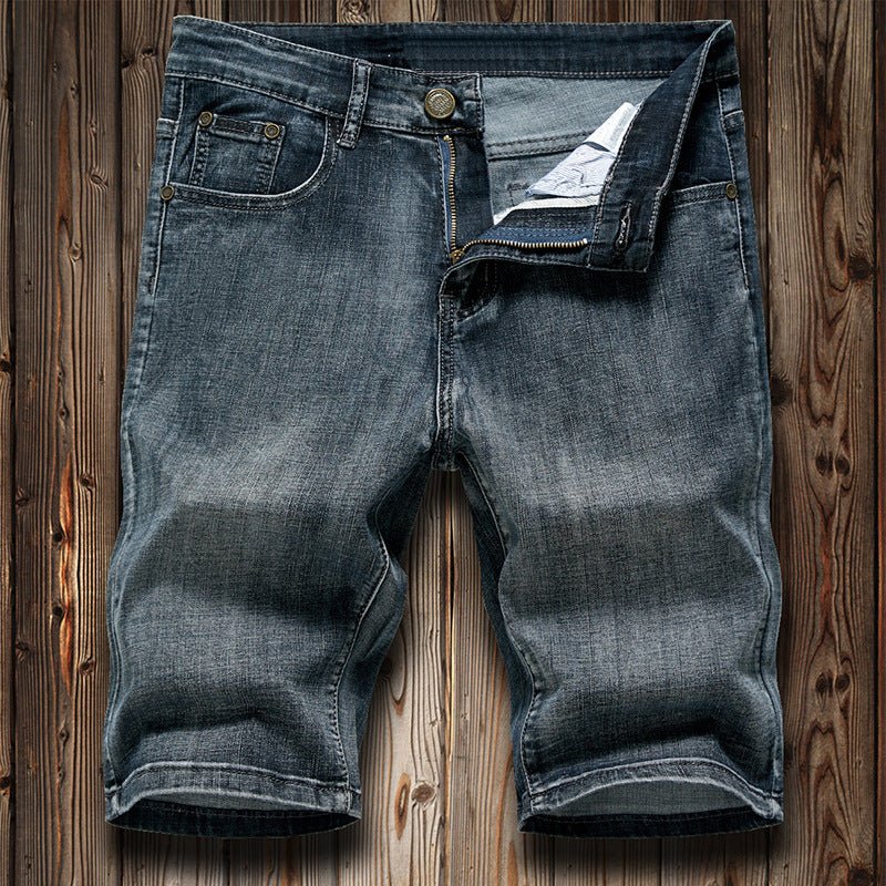 Summer Stretch Denim Shorts Mens Capri Pants - RALO COLLECTION STUDIO