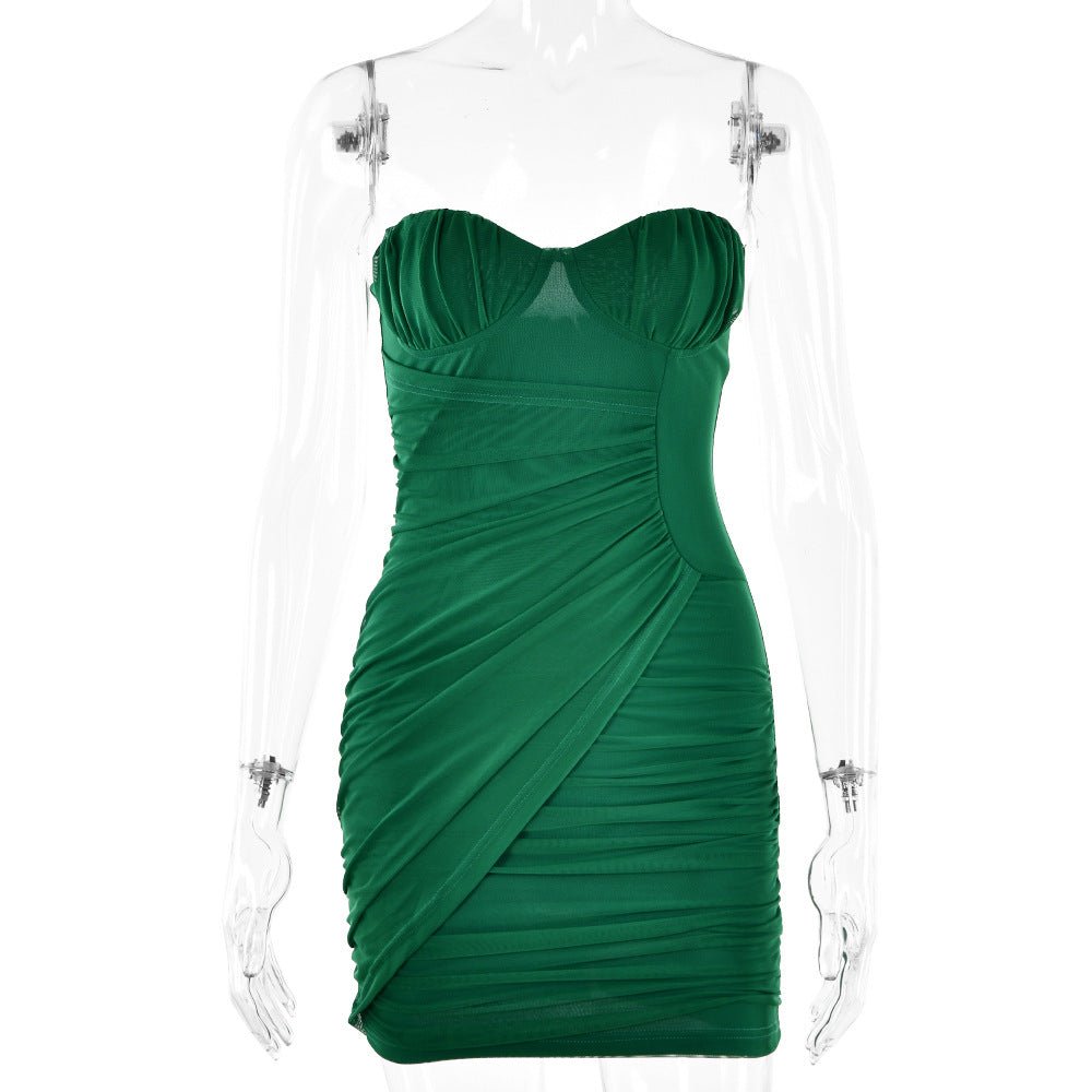 Women's Fashion Off-neck Tube Top Dress - RALO COLLECTION STUDIO
