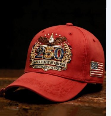 2026 American 250th Anniversary Baseball Cap - Adjustable Embroidered Hat For Men & Women - RALO COLLECTION STUDIO