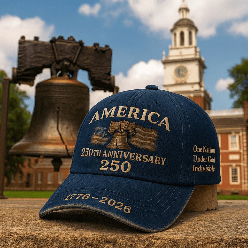 2026 American 250th Anniversary Baseball Cap - Adjustable Embroidered Hat For Men & Women - RALO COLLECTION STUDIO