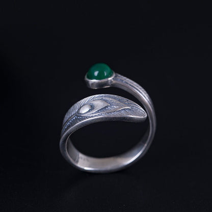 925 Sterling Silver Peacock Tail Rings - RALO COLLECTION STUDIO
