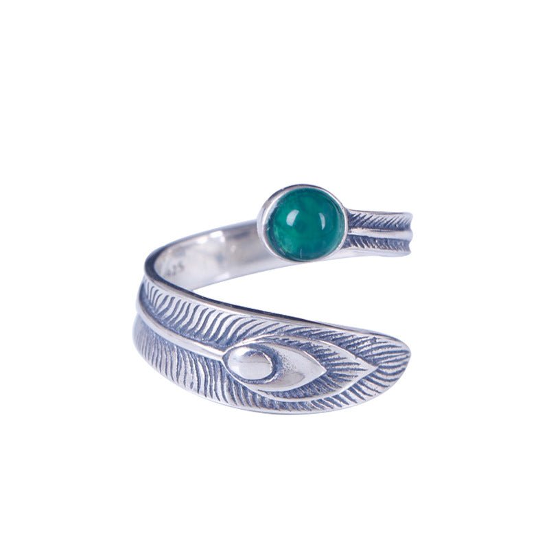 925 Sterling Silver Peacock Tail Rings - RALO COLLECTION STUDIO