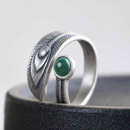 925 Sterling Silver Peacock Tail Rings - RALO COLLECTION STUDIO