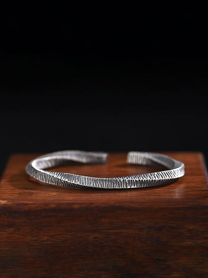 999 Sterling Silver Mobius Ring Bracelet For Men And Women - RALO COLLECTION STUDIO