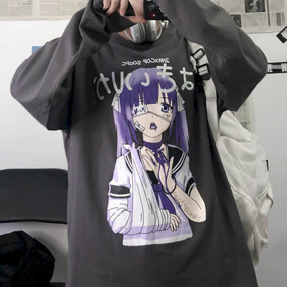 Anime all-match long sleeve t-shirt women - RALO COLLECTION STUDIO