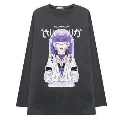 Anime all-match long sleeve t-shirt women - RALO COLLECTION STUDIO