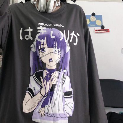 Anime all-match long sleeve t-shirt women - RALO COLLECTION STUDIO