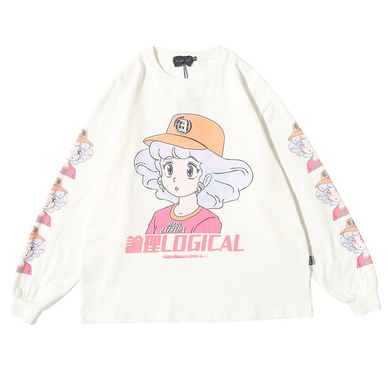 Anime character girl printed T-shirt - RALO COLLECTION STUDIO