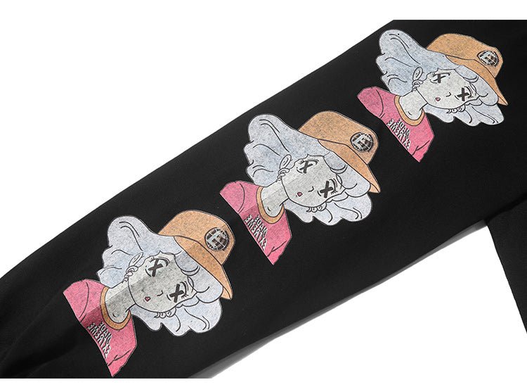 Anime character girl printed T-shirt - RALO COLLECTION STUDIO