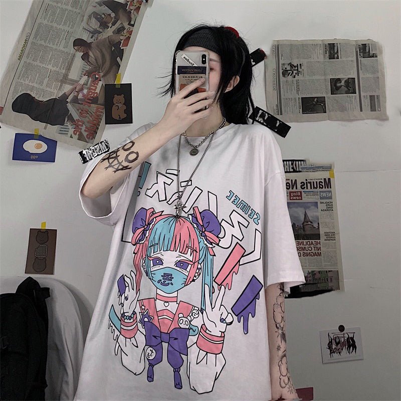 Anime loose T-shirt - RALO COLLECTION STUDIO