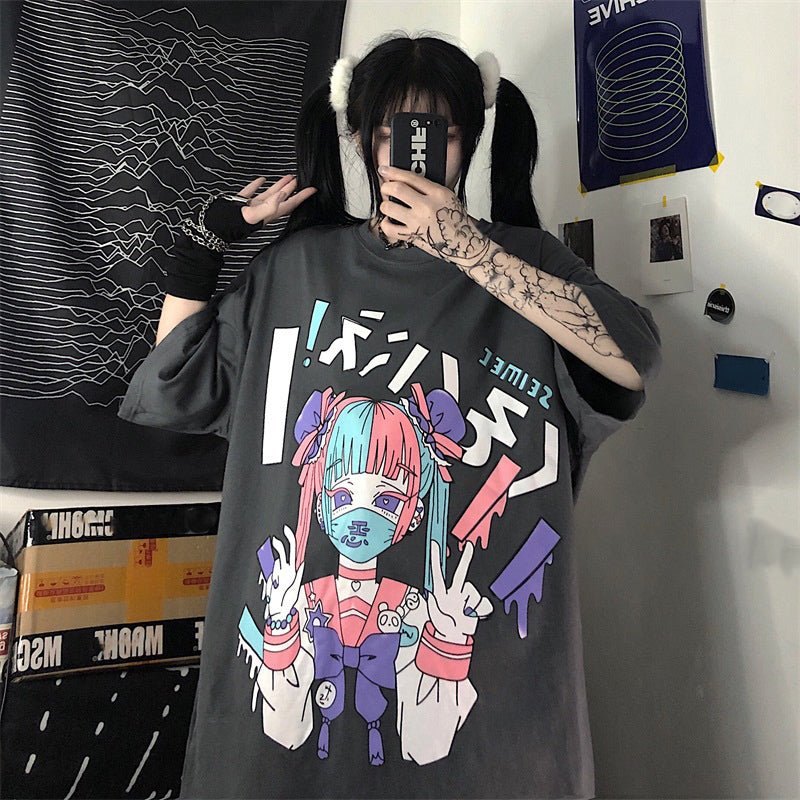 Anime loose T-shirt - RALO COLLECTION STUDIO