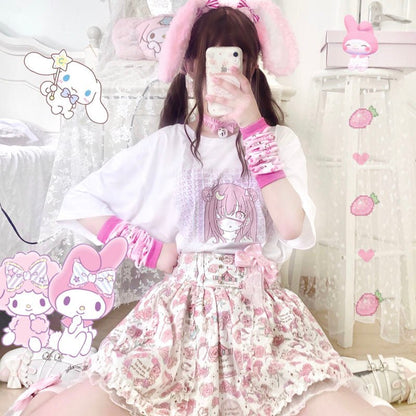 Anime Moon Girl T-shirt - RALO COLLECTION STUDIO