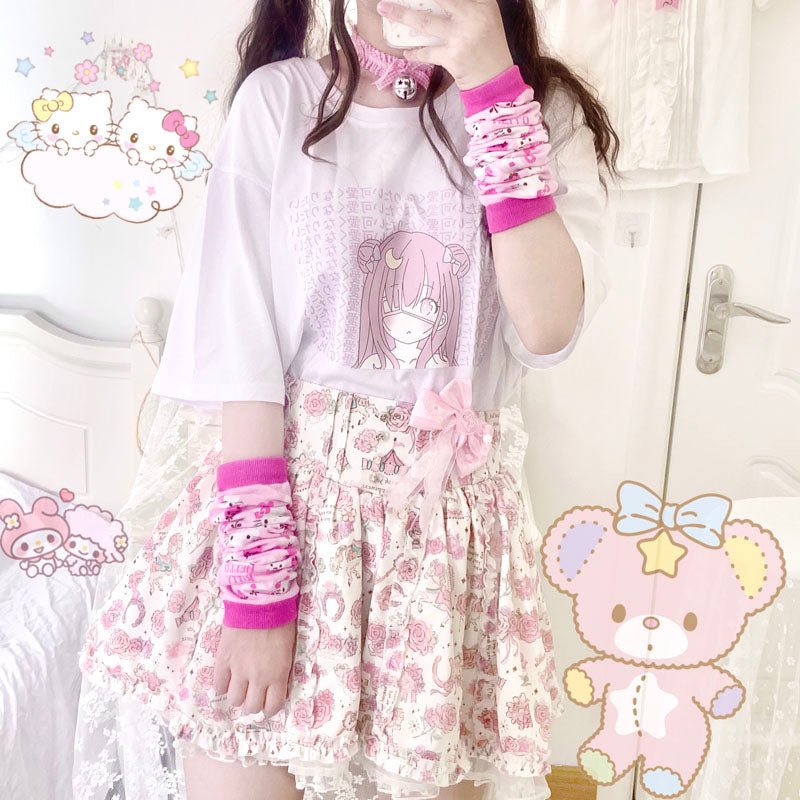 Anime Moon Girl T-shirt - RALO COLLECTION STUDIO