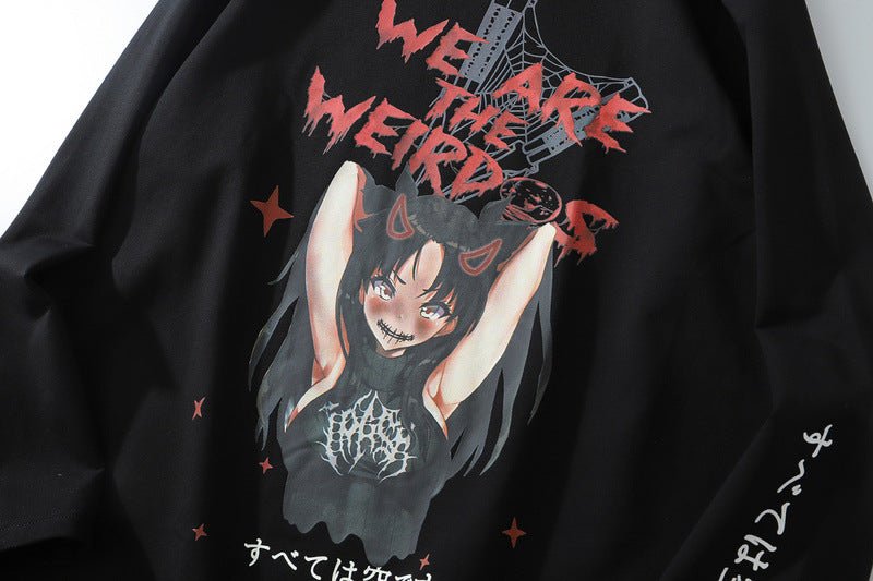 Anime street collar hoodie - RALO COLLECTION STUDIO