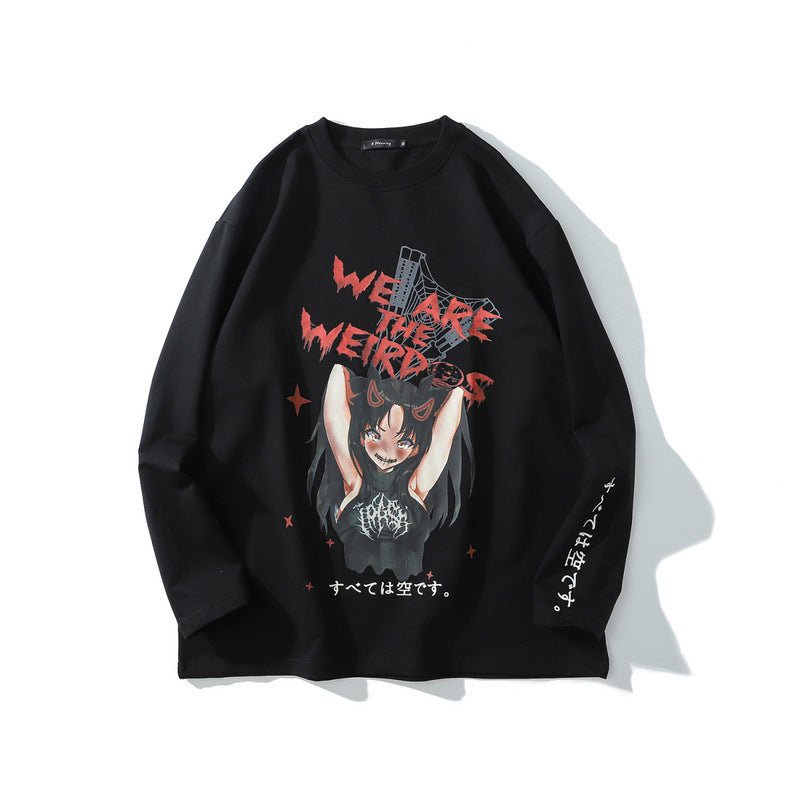 Anime street collar hoodie - RALO COLLECTION STUDIO