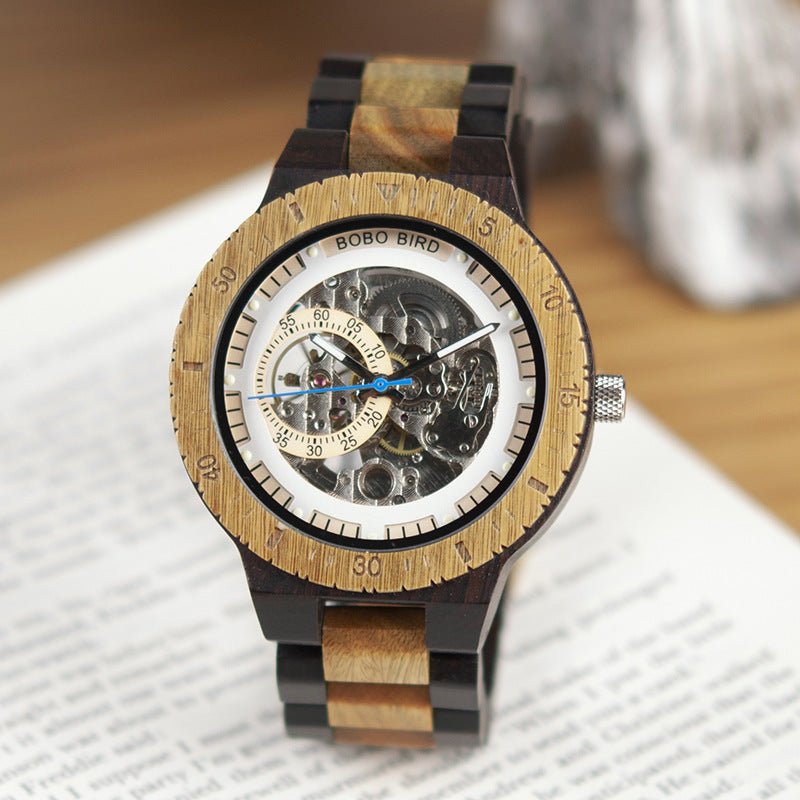 Automatic mechanical watch wood watch wood - RALO COLLECTION STUDIO