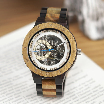 Automatic mechanical watch wood watch wood - RALO COLLECTION STUDIO