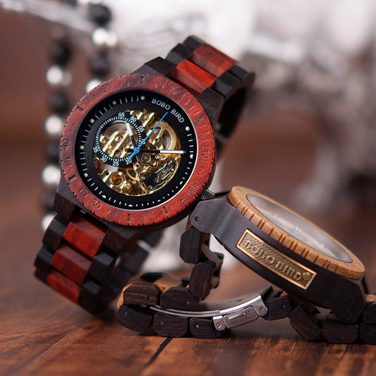 Automatic mechanical watch wood watch wood - RALO COLLECTION STUDIO