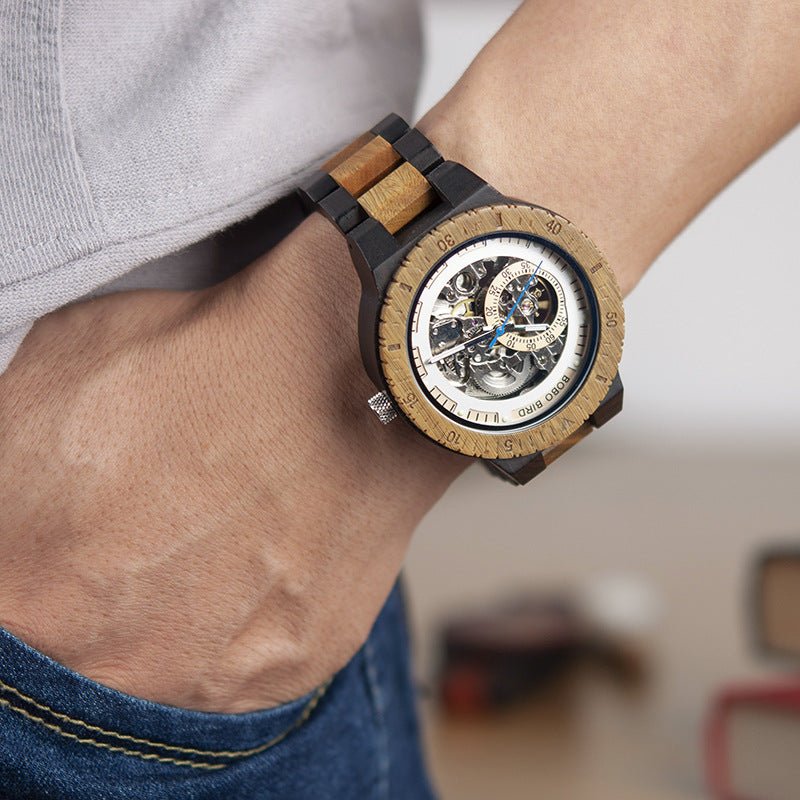 Automatic mechanical watch wood watch wood - RALO COLLECTION STUDIO