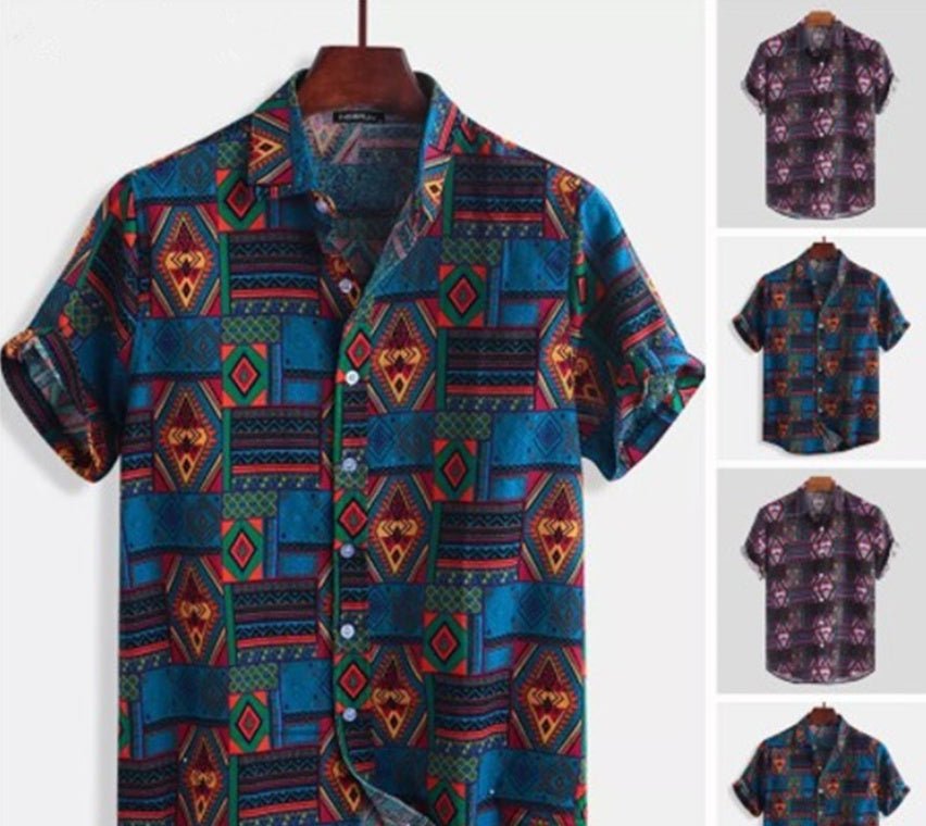 Beach shirt printed shirt men - RALO COLLECTION STUDIO