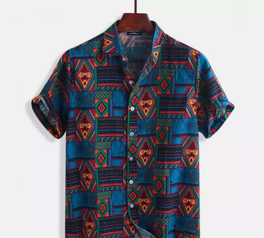 Beach shirt printed shirt men - RALO COLLECTION STUDIO
