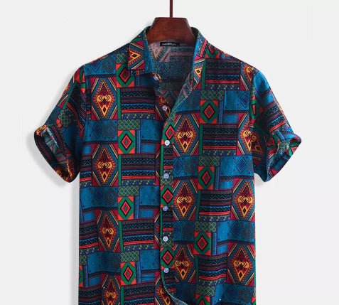 Beach shirt printed shirt men - RALO COLLECTION STUDIO