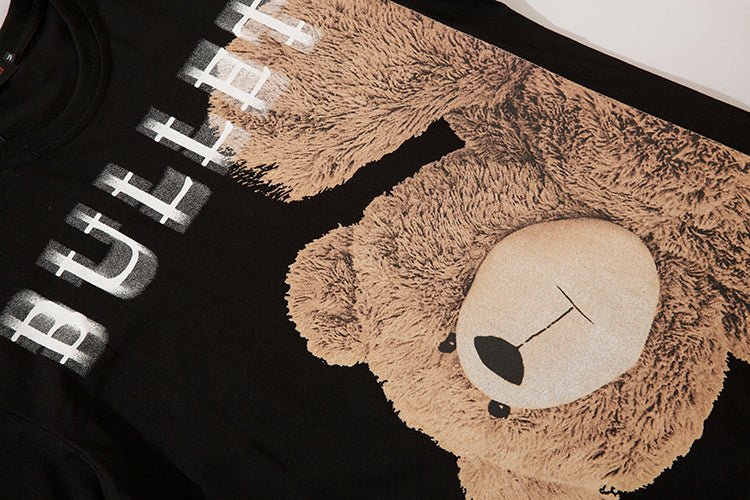 Bear Printed Short-sleeved T-shirt For Men - RALO COLLECTION STUDIO